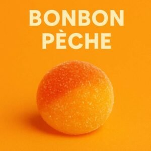 Bonbon CBD x10 - Goût Pêche